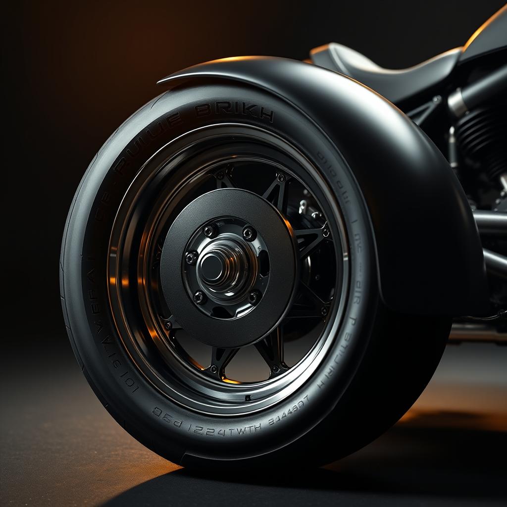 Machined billet rear wheel